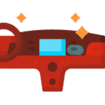 front interior dashboard icon