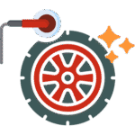 wheel shine icon